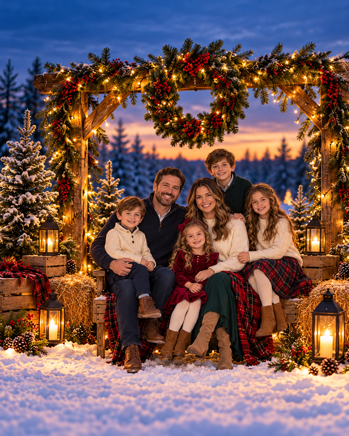 Christmas family session